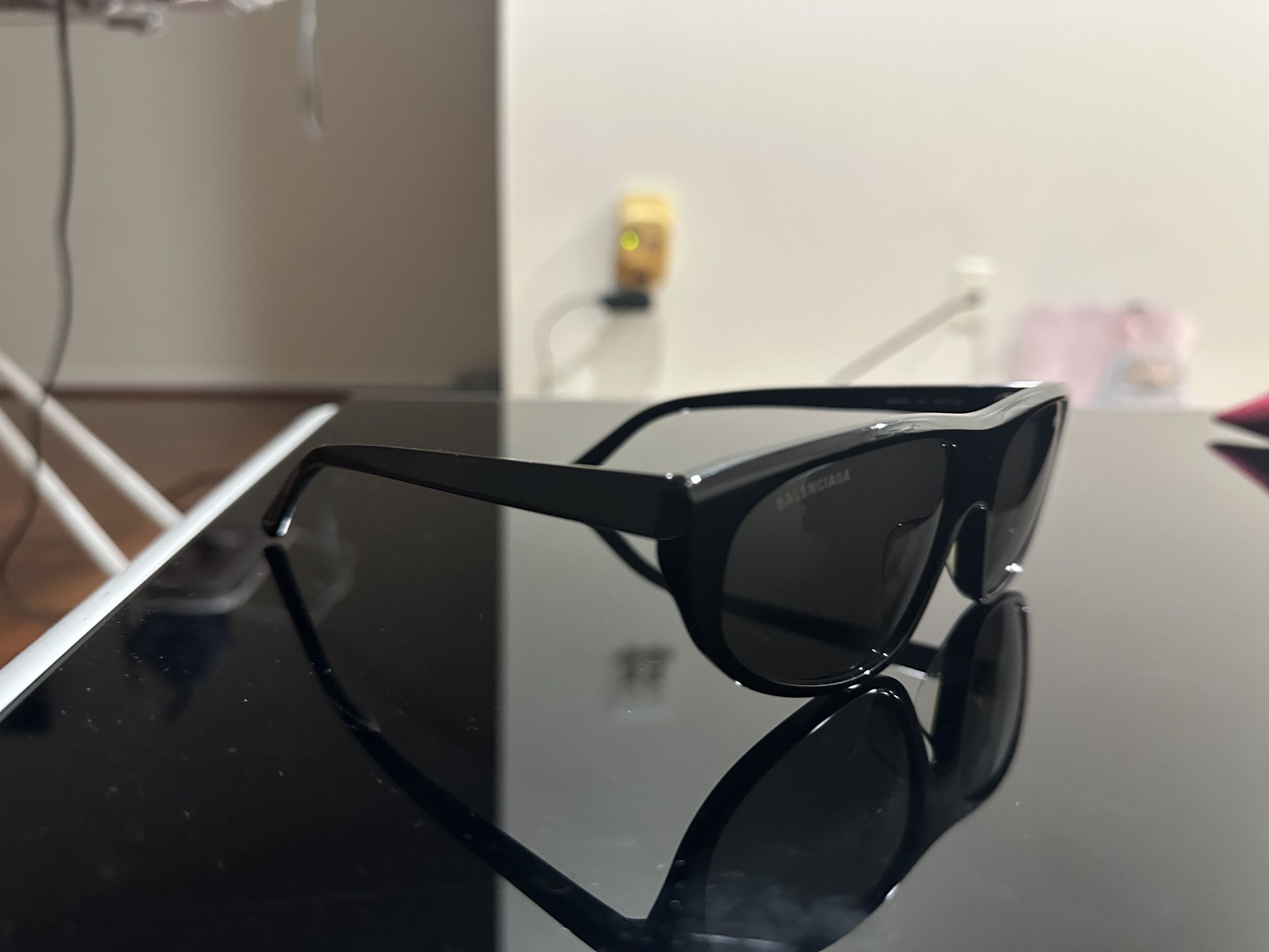BALENCIAGA 60MM Rectangle Sunglasses