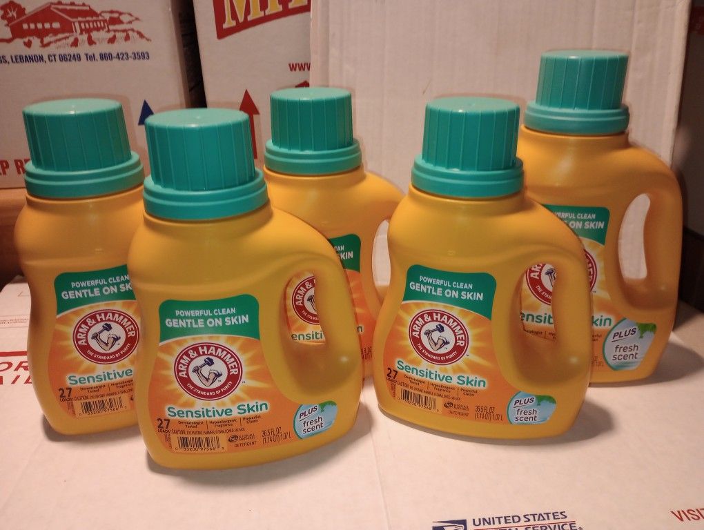 5 New Detergent 36.5oz Each