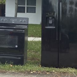 Used stove and fridge
