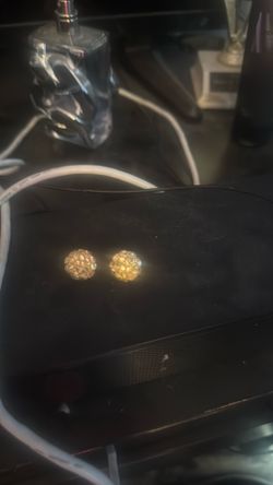 10k   Large   Circle/Cookie   Nugget Earrings