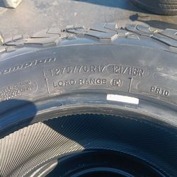 4 llantas Lt 275 70 R17 Bfgoodrich All Terrain