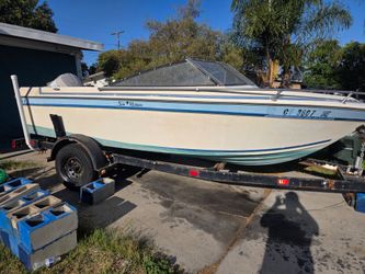 Sun Runner Project Boat with 115 HP Evinrude Motor
