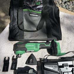 NEW Metabo HPT 18V Multivolt Cordless Multi-Tool Kit-CV18DA -Blades, Battery & Charger, Canvas Bag