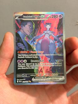 Team Rocket’s Mewtwo ex SIR 231/182 - Destined Rivals Mint Condition