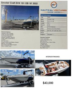 2022 Starcraft SVX 191 OB