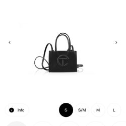 BLACK TELFAR BAG 