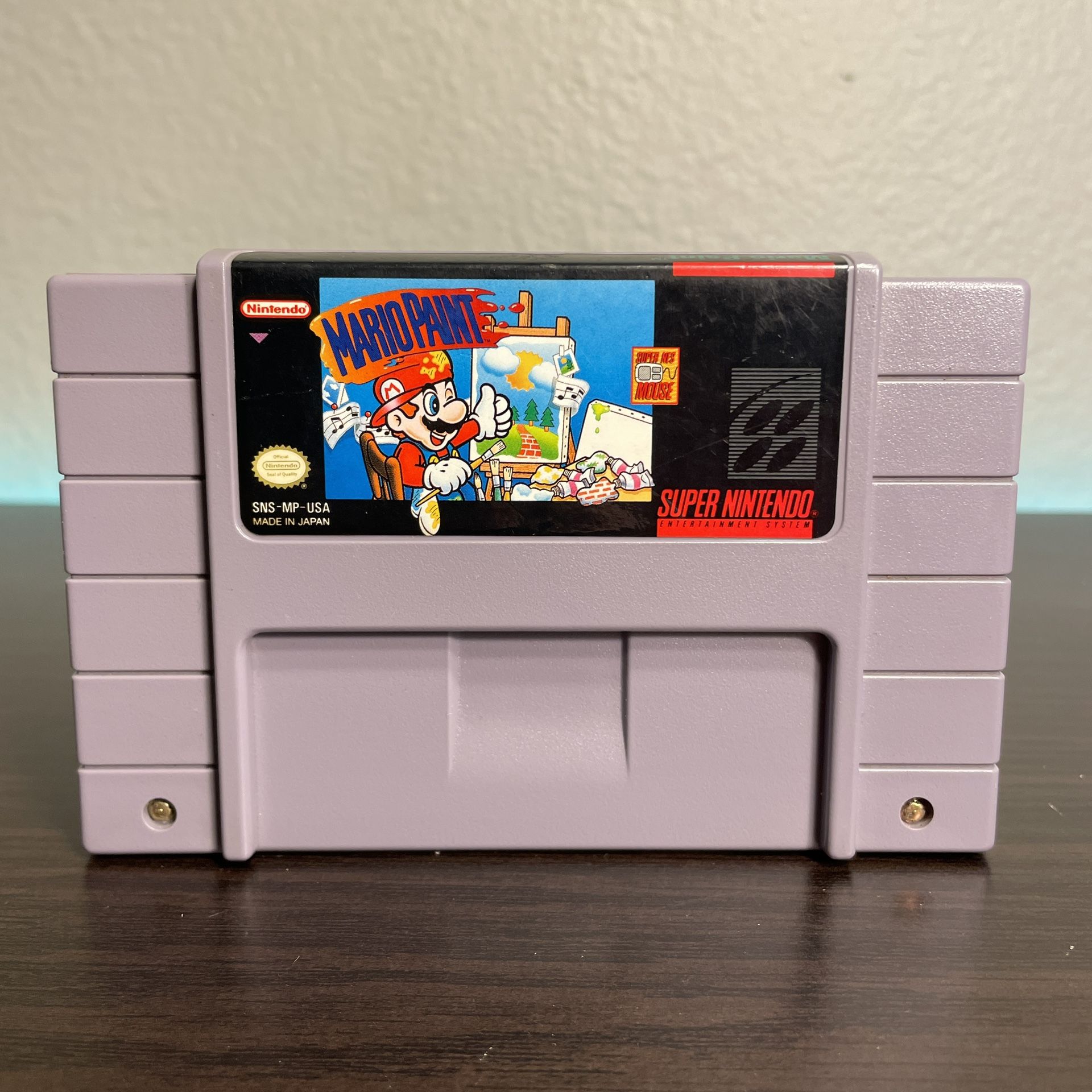 Mario Paint Super Nintendo SNES 1992 Cartridge Only Authentic Tested & Works