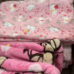 Girls Blankets Bundle + Pillow & Mattress Covers – Take All