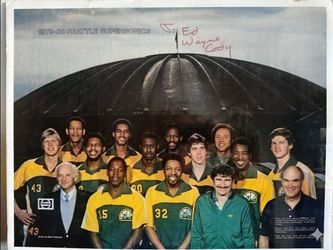 1979-80 Seattle SuperSonics Pepsi Poster – Signed by Wayne Cody