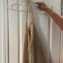 Large Champagne Dress