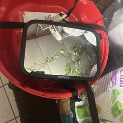 Backseat Mirror And Booster Seat