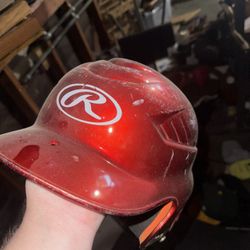 Red Rawlings Youth Baseball Helmet $10