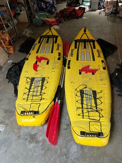 2 Sit on top inflatable kayaks Sevylor ST5656