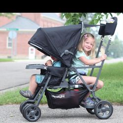 Joovy Caboose Too Ultralight Graphite Stand-On Double Stroller