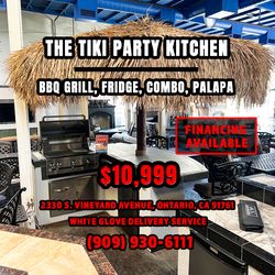 Custom Outdoor Kitchen - The Tiki Party Bar