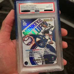 One Piece Dodgers Monkey D Luffy PSA 10