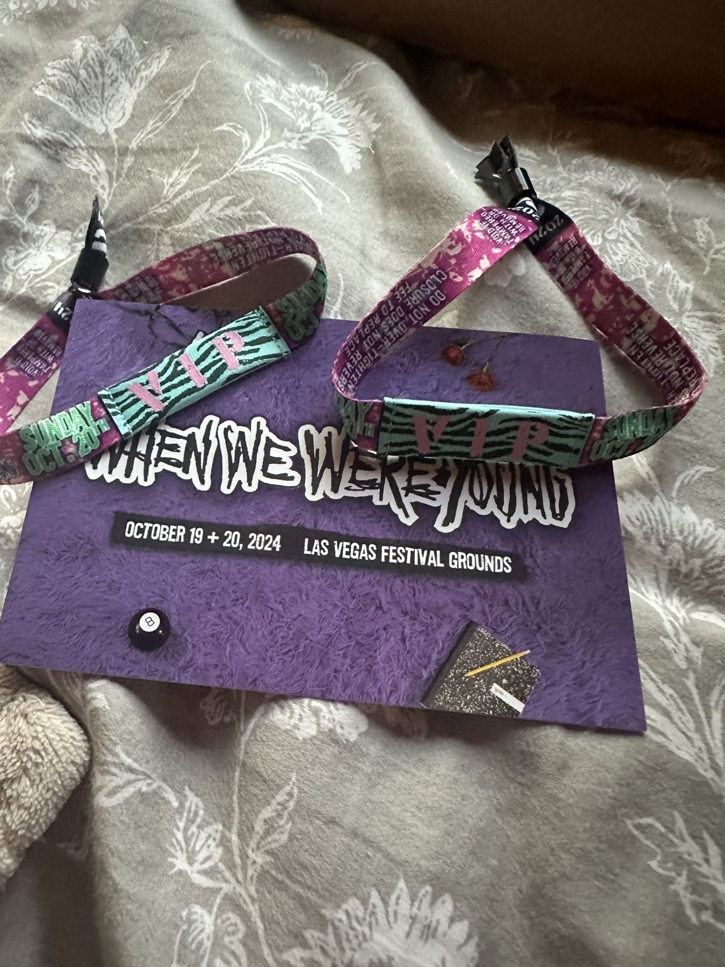 WWWY VIP Tickets When We Were Young 2 VIP Tickets