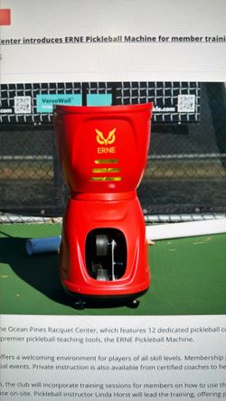 ERNE Pickleball Machine