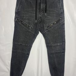 Champs Sports Gear CSG Men’s Drawstring Jean Elastic Ankle Size L/G