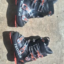 Tecnica Ten.2 70 Ski Boots - Size 27/27.5 Mondo 316 mm Used
