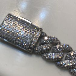 CZ Watch & Moissanite Bracelet 