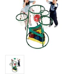 Adjustable Multi-Ring Basketball Stand