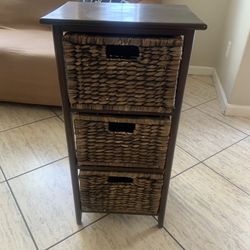Three Drawer Storage