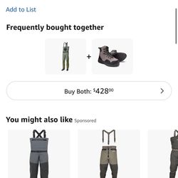 Orvis Fly Fishing Waders and Boots Set