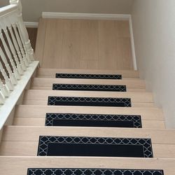 Stair rugs.