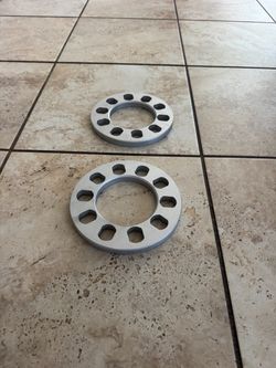 Wheel spacers for 5 lug