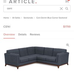 Article Furniture Sectional Sofa Couch