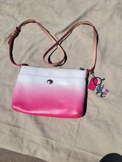 Pink Coach Crossbody Purse