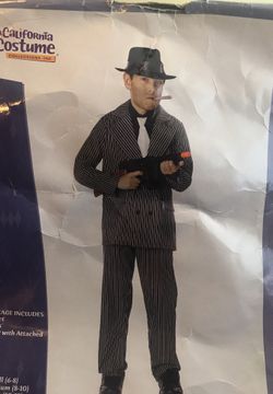 Gangster Costume Size M boys