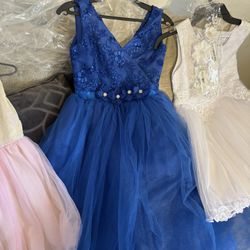 Blue Dress Size 6-7 