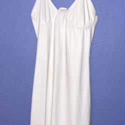 White Fashion Nova Pencil Dress 