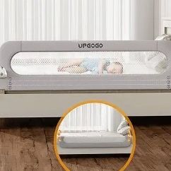 Upgogo Baby Bed Rail 71"x23"6