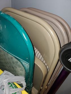 Folding Chairs (Sold Together)