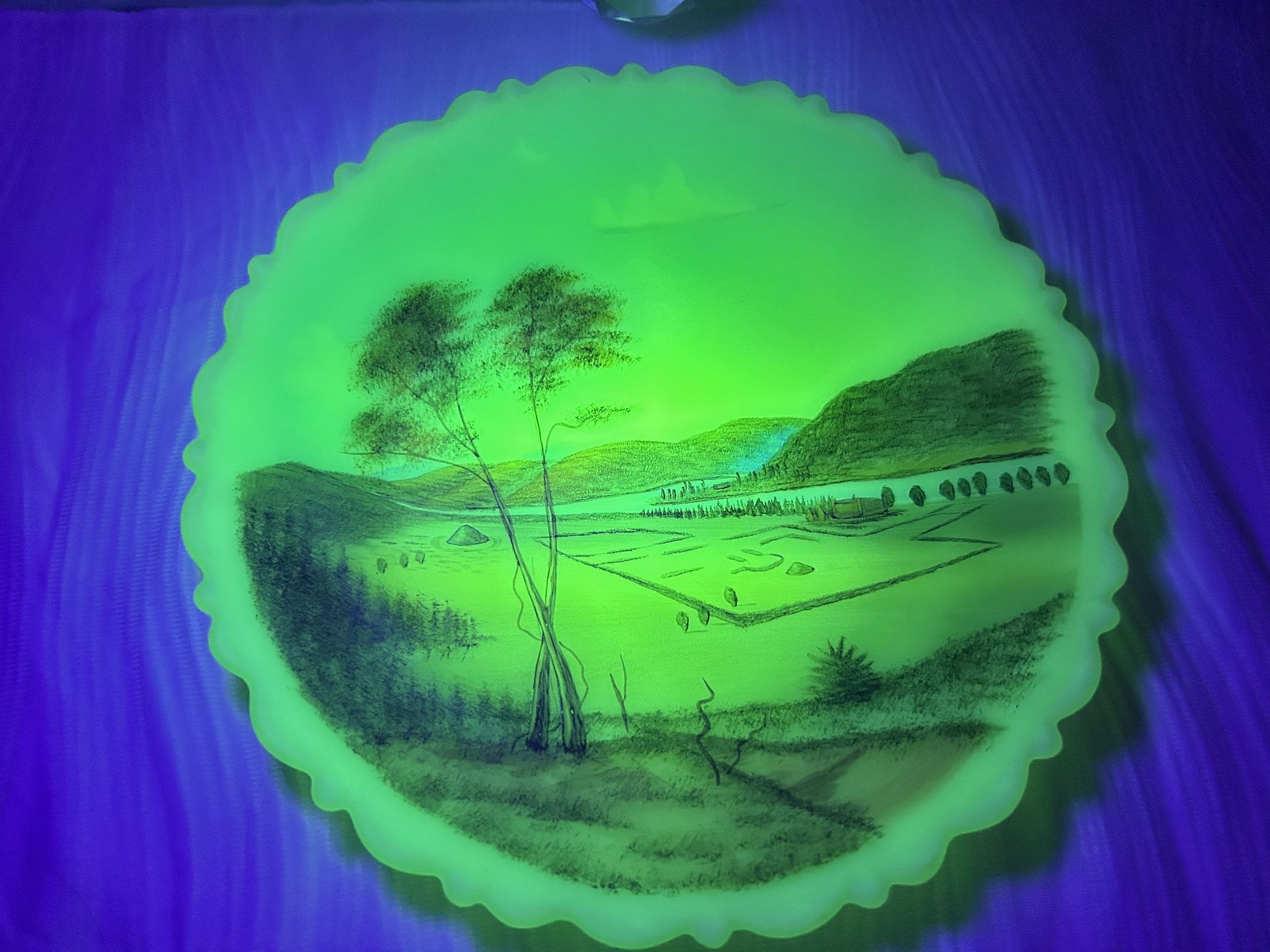 Rare Fenton Uranium “Mound Builders Earth Works 1788” Limited Edition