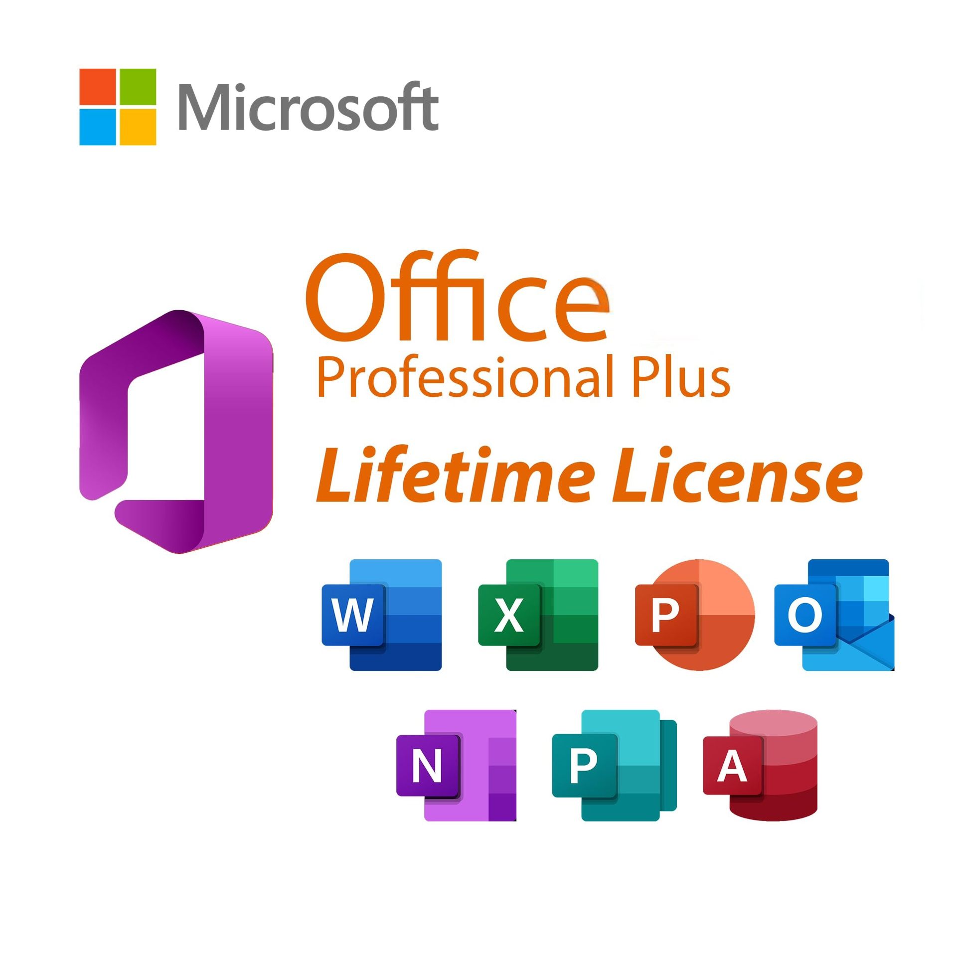 Microsoft Office Software for Apple & Windows Computers Lifetime License No Subscription Needed. Same Day Install