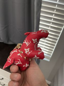 louis vuitton keychain dog