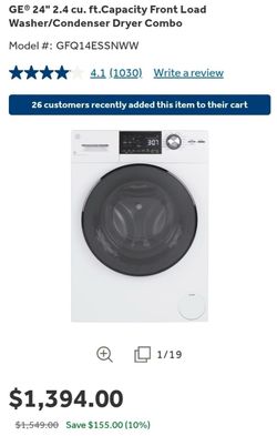 Washer  GE 2 in 1