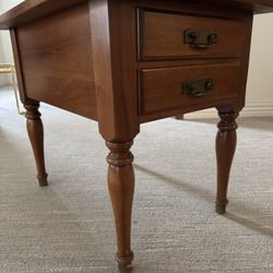 Vintage Solid Cherry End Table
