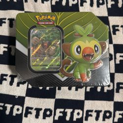 Pokemon TCG Galar Partners Rilaboom V Tin Sealed
