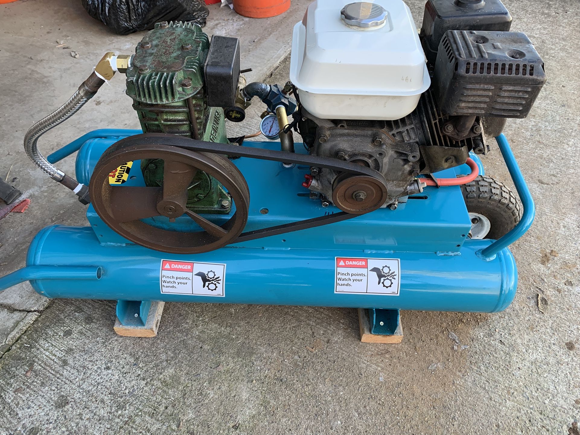 Air Compressor Gas Powered