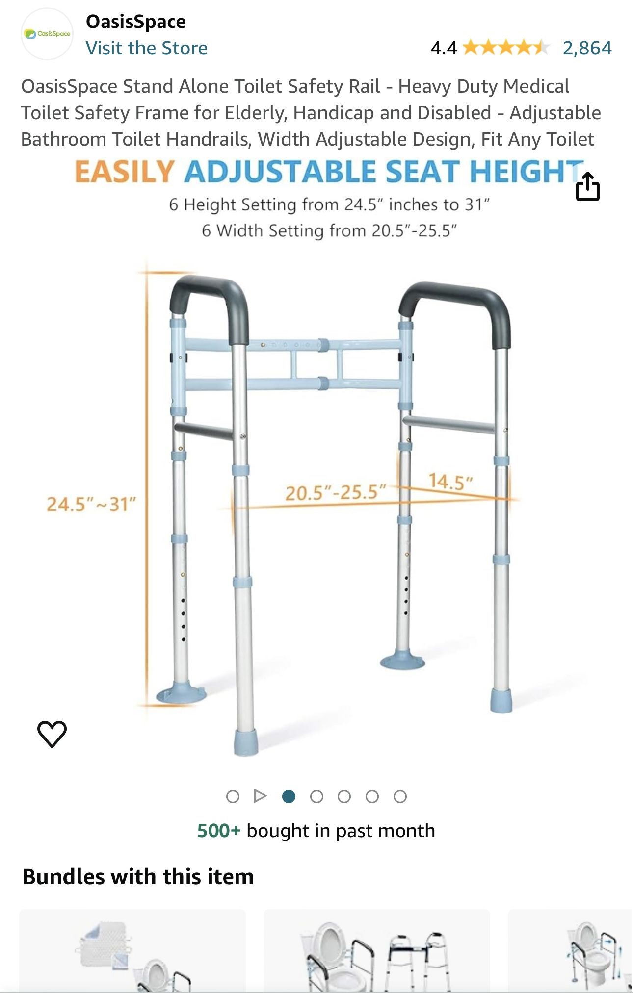 Safety Rail / Walker/ Toilet Rail