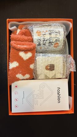 Fun Orange October inspired Gift Box