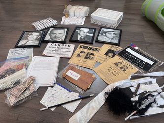 1920s Prohibition Era Murder Mystery Party Game Set