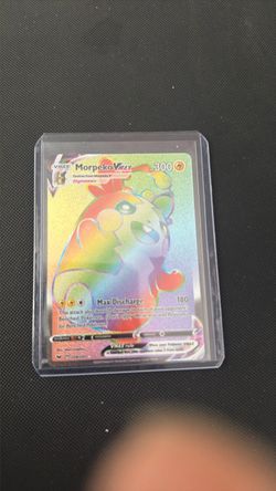 Morpeko VMAX Rainbow Rare Pokémon Card 204/202