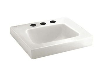 American Standard Roxalyn Wall Hung Lav Sink 20x18 8" White 0194076.020 NEW