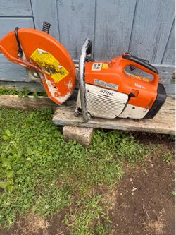 Stihl Ts 400 cut of saw